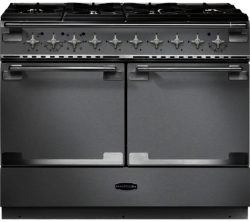RANGEMASTER  Elise SE 110 Dual Fuel Range Cooker - Stainless Steel & Chrome